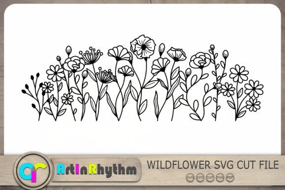 Floral Graphics for Crafts