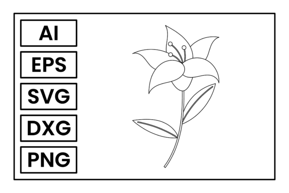 Flowers Graphic Design for Crafts