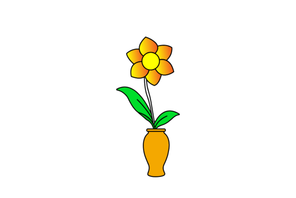 Setaman Vase Flowers Graphics for Digital Sellers