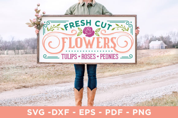 Spring Farmhouse SVG for Graphics and Crafts